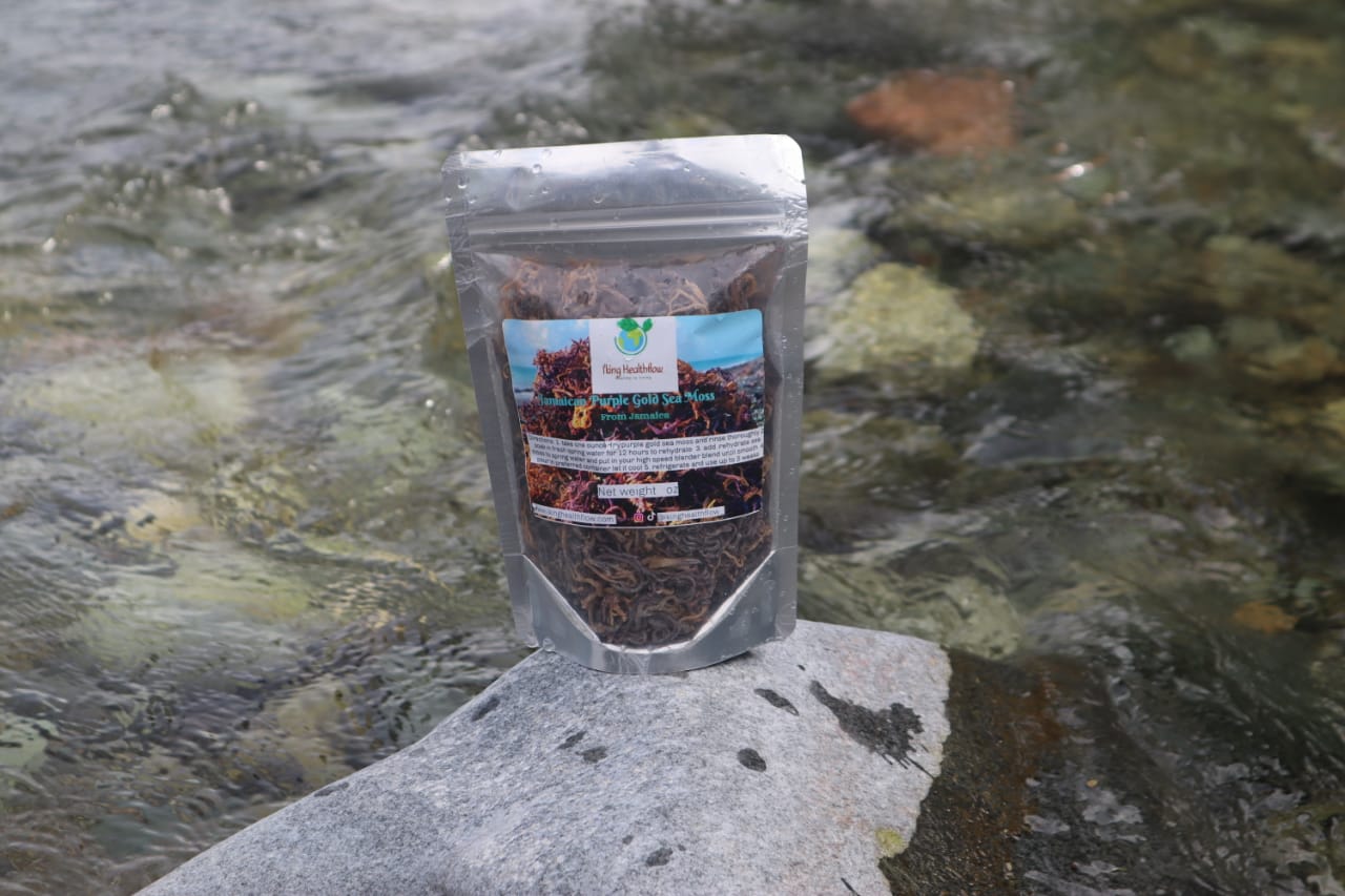 Jamaican Purple Gold Sea Moss 4oz