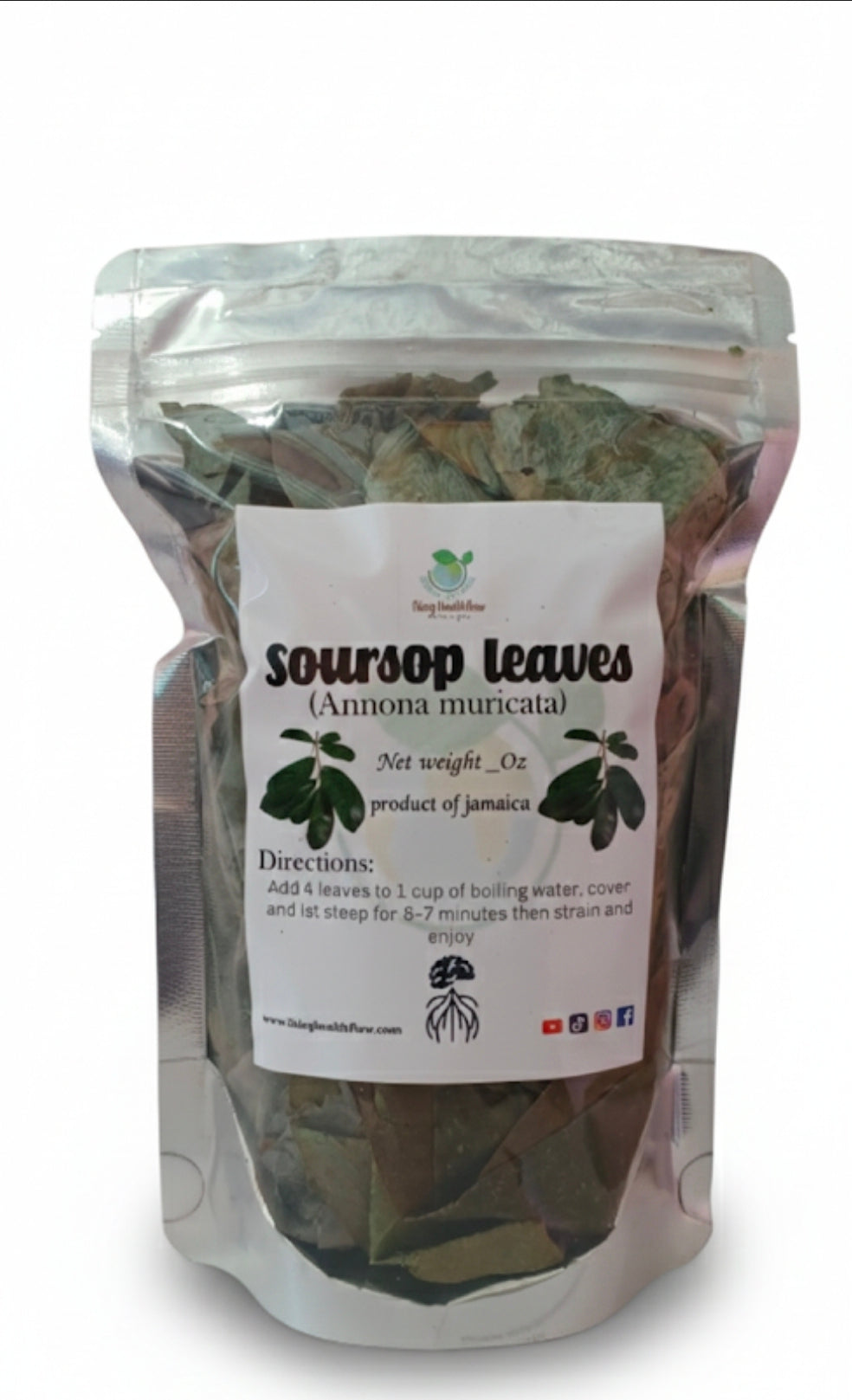 Authentic Jamaican Soursop Leaves