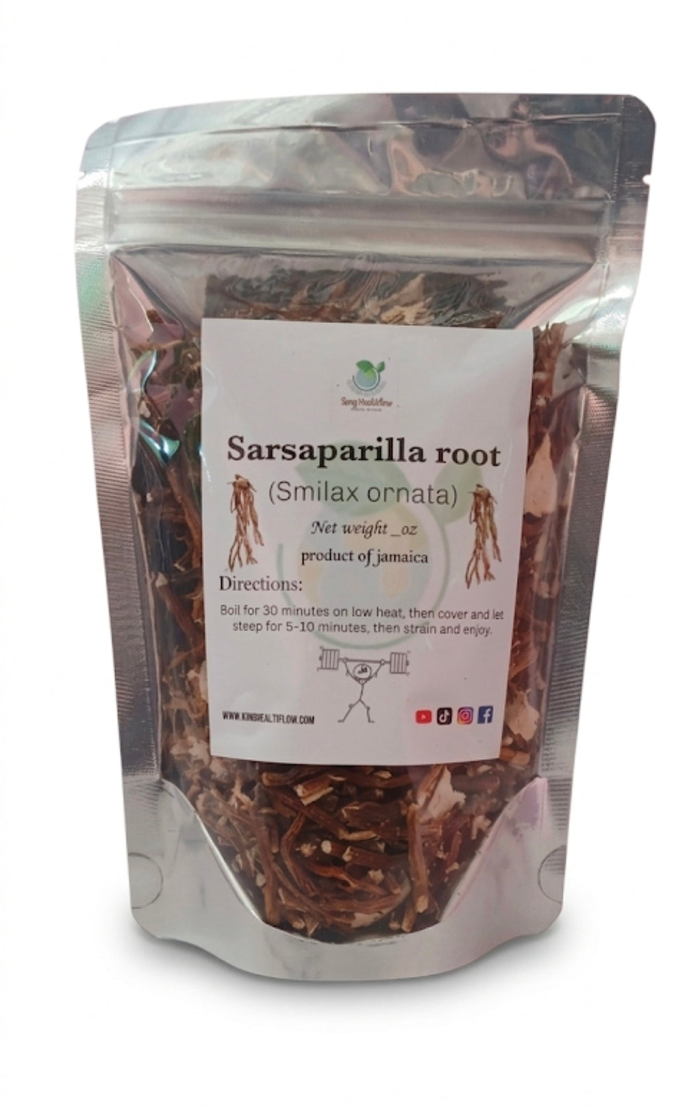 Wild harvested jamaica sarsaparilla root