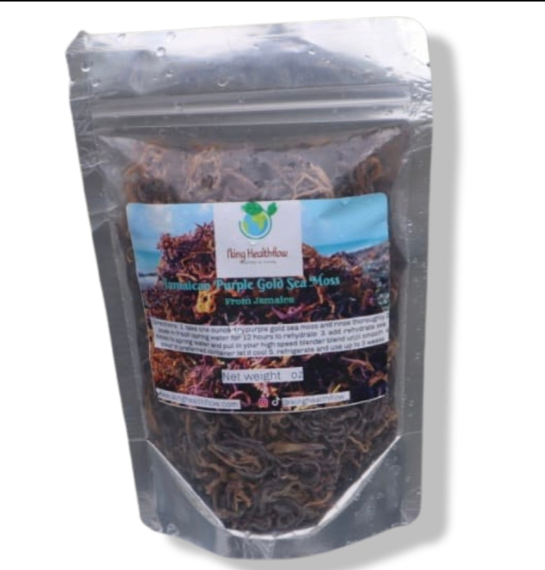 Jamaican Purple Gold Sea Moss 4oz